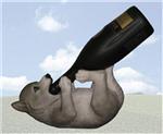 WD23345 Wolfie Wino Wolf Wine Bottle Holder